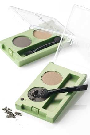 Augenbrauenpuder Duo Light Cashmere & Mocca Brown alverde NATURKOSMETIK