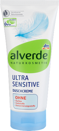 Cremedusche Ultra Sensitiv alverde NATURKOSMETIK
