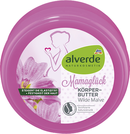 Mamaglück Körperbutter Wilde Malve alverde NATURKOSMETIK