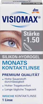 Silikon-Hydrogel Monatslinse - 1,5 VISIOMAX