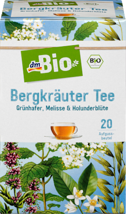 Kräuter-Tee, Bergkräuter (20x1,75g) dmBio