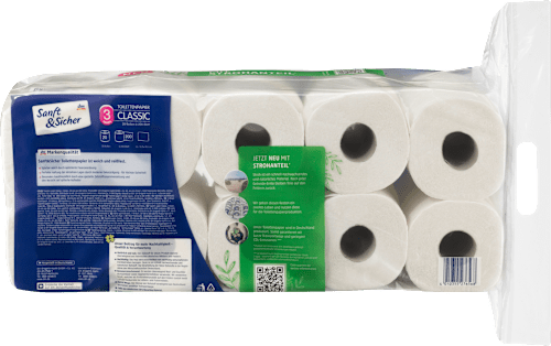 Toilettenpapier Classic 3-lagig XXL-Packung Sanft&Sicher