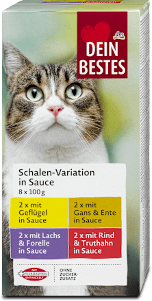 Hrană umedă pentru pisici în sos  Dein Bestes