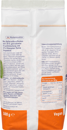Frühstücksbrei Früchte dmBio