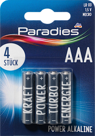 Batterien Power AAA Paradies