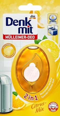 Lufterfrischer 2in1 Mülleimer-Deo Citrus-Mix Denkmit