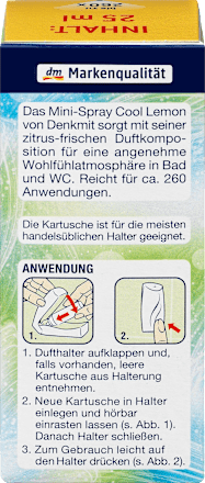 Lufterfrischer Mini-Spray Fresh Lemon Denkmit