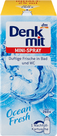 Lufterfrischer Mini-Spray Ocean Fresh Denkmit