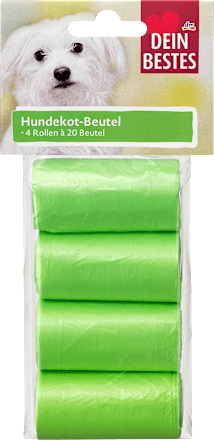 Woreczki plastikowe na psie odchody Dein Bestes