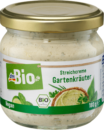 Aufstrich, Streichcreme Gartenkräuter dmBio