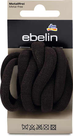 Gumice za kosu – tamno smeđa ebelin