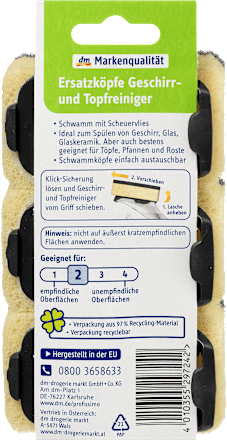 Topfreiniger-Ersatzköpfe Profissimo