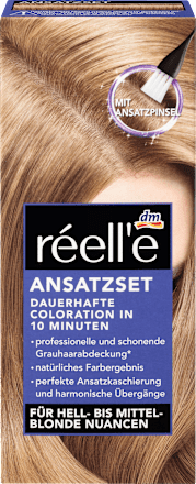 Haarfarbe Ansatzset Hell-Mittelblond 9.0, 1 St réell‘e