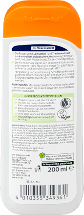 Shampoo Locken Bio-Traube, Bio-Leinsamen alverde NATURKOSMETIK