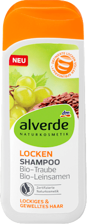 Shampoo Locken Bio-Traube, Bio-Leinsamen alverde NATURKOSMETIK
