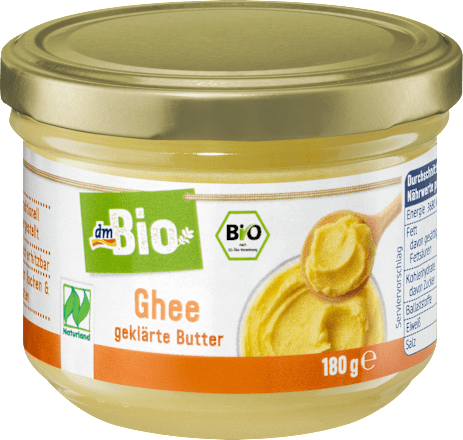 Ghee, geklärte Butter, Naturland dmBio