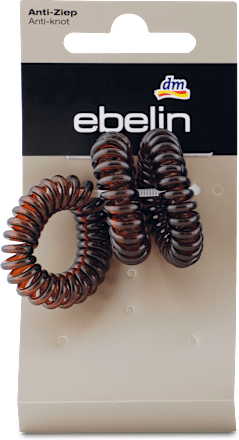 Spiralna gumica za kosu, braon ebelin