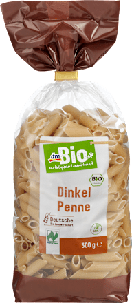 Nudeln, Penne aus Dinkel, Naturland dmBio
