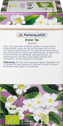 Grüner Tee Jasmin (20 x 1,5 g) dmBio