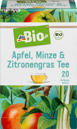 Früchte- & Kräuter-Tee Apfel, Minze & Zitronengras (20x2g) dmBio