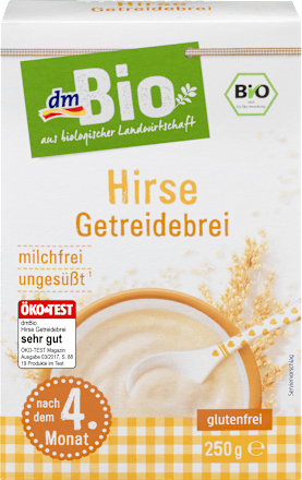 Getreidebrei Hirse nach dem 4. Monat dmBio
