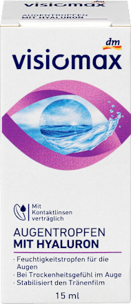 Augentropfen mit Hyaluron  VISIOMAX