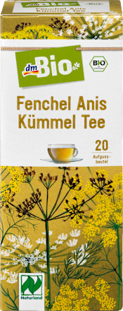 Kräuter-Tee, Fenchel-Anis-Kümmel (20x2g), Naturland dmBio