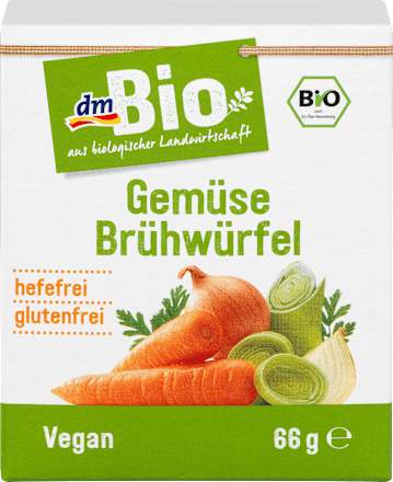 Gemüse-Brühwürfel, hefefrei dmBio