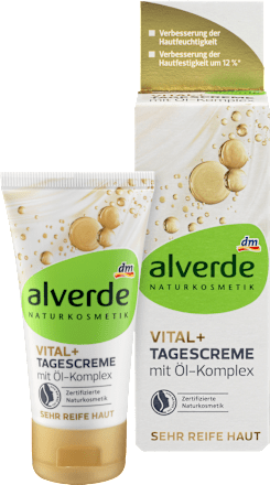 Tagescreme Vital+ mit Ölkomplex alverde NATURKOSMETIK