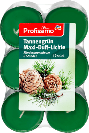 Duftkerze Maxi Duft-Lichte Tannengrün Profissimo