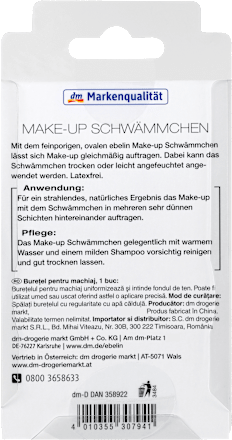 Make-up Schwämmchen oval ebelin