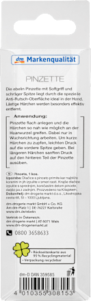 Pinzette mit Softgriff ebelin
