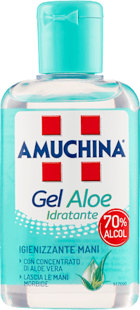 Igienizzante mani idratante Gel Aloe AMUCHINA