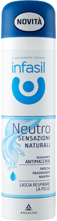 Deodorante spray Neutro Sensazioni Naturali fragranza marina infasil