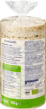 Waffeln, Reis, natur dmBio