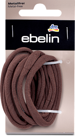 Меки ластици за коса, кафяви ebelin