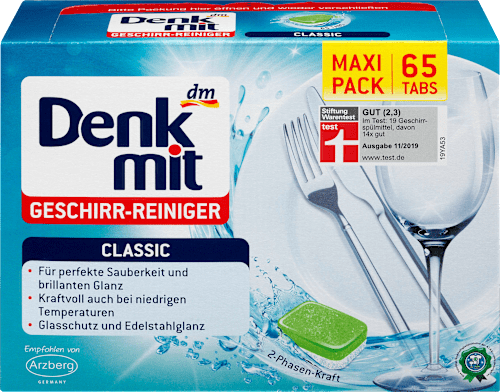 Spülmaschinen-Tabs Classic Denkmit