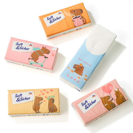 Chusteczki higieniczne Classic, 4-warstwowe, 30x10 szt. Soft&Sicher