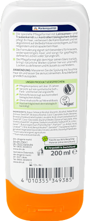 Spülung Locken Bio-Traube, Bio-Leinsamen alverde NATURKOSMETIK