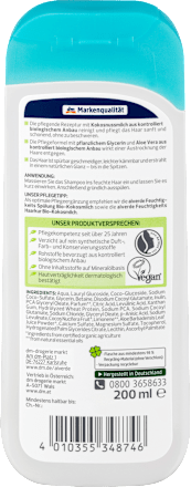 Shampoo Feuchtigkeit alverde NATURKOSMETIK