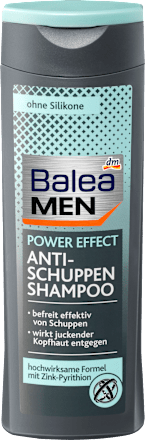 Šampón proti lupinám Power Effect Balea MEN