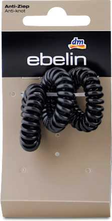 Spiralna gumica za kosu, crna ebelin