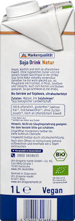 Pflanzendrink, Soja Drink natur dmBio