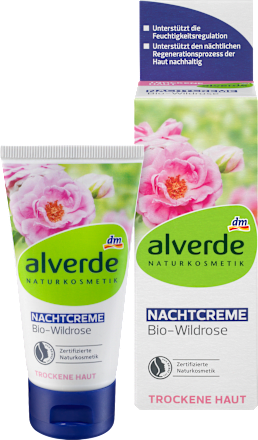 Nachtcreme Wildrose alverde NATURKOSMETIK