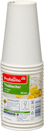 Trinkbecher Pappe 0,2l Profissimo