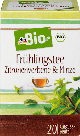dmBio Frühlingstee Zitronenverbene & Minze dmBio