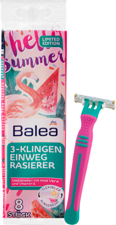 3-Klingen Einwegrasierer Balea