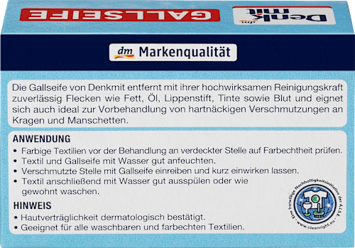 Gallseife zur Fleckenbehandlung Denkmit