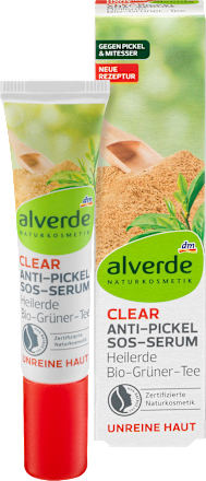 Serum Clear Anti-Pickel SOS Heilerde alverde NATURKOSMETIK
