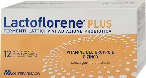Integratore alimentare Plus con vitamine del gruppo B e zinco Lactoflorene